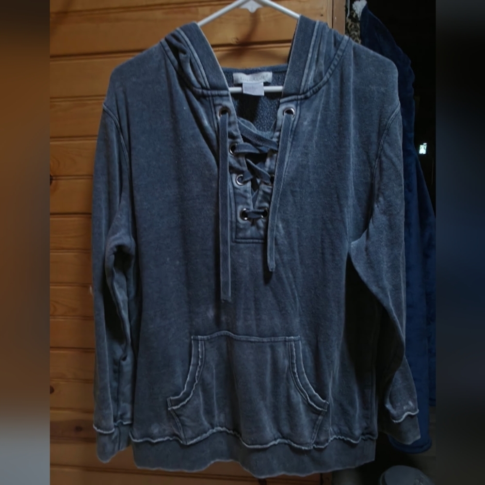 KEREN hart Gray Jean Jacket